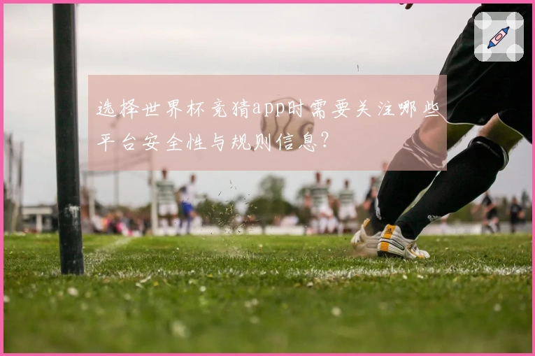选择世界杯竞猜app时需要关注哪些平台安全性与规则信息？