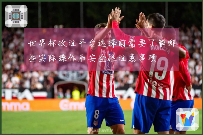 世界杯投注平台选择前需要了解哪些实际操作和安全性注意事项